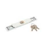 Serrure pour volet roulant - avosdim - gris - 3 cl�s - m�tal - facile � installer