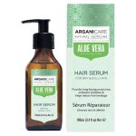 Srum capillaire - arganicare - aloe vera - 100ml - hydratation - protection des cheveux
