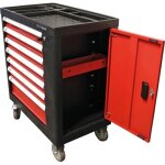 Servante datelier 7 tiroirs 1 porte latrale kraftmann vide