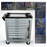 Servante atelier kraftmuller entretien auto garage v�hicule xl 8 tiroirs 309 outils + cl� dynamo kit ...