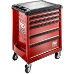 Servante roulante - facom - roll m3 - 6 tiroirs - rouge - polypropyl�ne charg� fibre