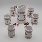 Service � boisson 6 personnes khelel beige