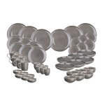 Service complet stellar - 48 pi�ces - gris b�ton