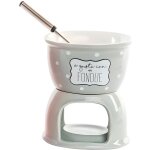 Service  fondue au chocolat individuel - gris