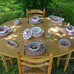Service  soupe bakir rouge - 12 pers