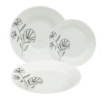 Service de table 18 pièces azalée 27cm blanc Service de table 18 pièces azalée 27cm blanc