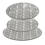 Service de table 18 pi�ces bohemia etnic 27cm noir