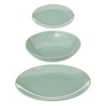 Service de table - colorama - 18 pices - grs - vert menthe - compatible lave - vaisselle