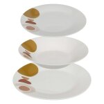 Service de table 18 pices tara 27cm blanc