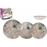 Service de table inde creta porcelaine (2 units) - multicolore - 26 x 21 x 27 cm