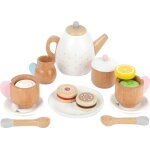 Service � th� - small foot company - jeu de th� en bois - 2 pi�ces - multicolore - pour enfant