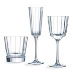 Service de verres 18 pi�ces macassar - cristal darques