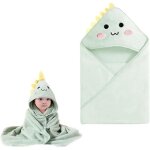 Serviette � capuche b�b� peignoir de bain en tissu �ponge cape de bain bebe pour gar�on et fille