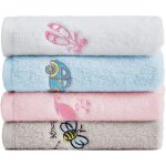 Serviette en coton � s�chage rapide - vetobiol - 30x30 cm - multicolore - s�chage rapide - douce et moelleuse ...