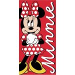 Serviette drap de plage - disney - minnie - microfibres - 70x140cm - lavable en machine