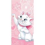 Serviette de plage - disney - marie - 70 x 140 cm - 100% coton - lavable Serviette de plage - disney - marie - 70 x 140 cm - 100% coton - lavable