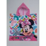 Serviette poncho de bain microfibres � capuche minnie disney