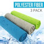 Serviette de sport serviette rafrachissante serviette de refroidissement - absorption de leau & souple ...