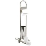 Serviteur et brosse wc msv - inox