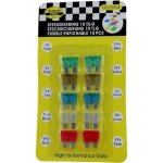 Set de 10 fusibles voiture enfichables de 7 � 30 a amp�res 75a 10a 15a 25a 30a