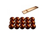 Set de 15 boules - palissandre - billard japonais
