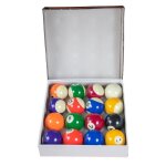 Set de 16 billes de billard américain en résine (57mm) - marque - modèle - multicolore - adulte - mixte ... Set de 16 billes de billard américain en résine (57mm) - marque - modèle - multicolore - adulte - mixte ...