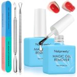 Set 2 dissolvant professionnel vernis semi permanent retrait en 3 - 5 minutes sans ab�mer les ongles ...