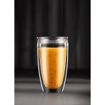 Set 2 gobelets bodum - pavina to go - double paroi plastique - couvercle hermétique - 40 cl - transparent ... Set 2 gobelets bodum - pavina to go - double paroi plastique - couvercle hermétique - 40 cl - transparent ...