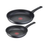 Set de 2 po�les 22 et 28cm easy chef tefal - tous feux + induction - g2709072