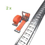 Set de 2 rails darrimage 15m + 2 sangles 5m Set de 2 rails darrimage 15m + 2 sangles 5m