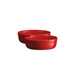 Set de 2 ramequins à crème brûlée rouge grand cru emile henry 13 cm - emile henry Set de 2 ramequins à crème brûlée rouge grand cru emile henry 13 cm - emile henry