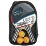 Set de 2 raquette de pingpong et ses 3 balles avec sa housse