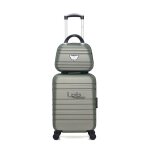 Set de 2 valises aurelia - h - vert - lpb luggage