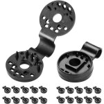 Set de 20 clips de fixation 38cm noir pour brise - vent brise - vue r�utilisable fixation sardines trous ...