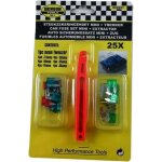 Set de 24 fusibles pour voiture + pince extracteur 75a 10a 15a 20a 25a 30a