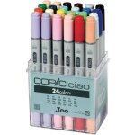 Marqueurs - copic - ciao - lot de 24 - double pointe - multicolore