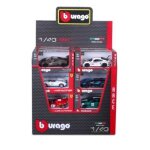 Set de 24 vhicules burago 1 / 43 race collection modle alatoire