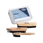 Set de 3 brosses pour chaussures - haix
