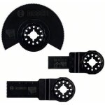 Set de 3 lames pour outil multifonctions starlock pour bois et métal - bosch Set de 3 lames pour outil multifonctions starlock pour bois et métal - bosch