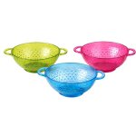 Set de 3 passoires 15 cm - siroco - plastique color� - ergonomiques - compatibles lave - vaisselle - ...
