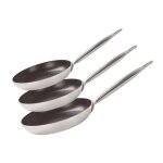 Set de 3 poêles 24 28 et 32 cm céramique sans pfas bistro line elo Set de 3 poêles 24 28 et 32 cm céramique sans pfas bistro line elo