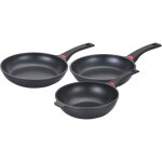 Set de 3 poles - tous feux dont induction - baumalu - fonte daluminium - anti - adhsif - 3 pices - ...