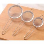 Set de 3 tamis  farine th huile sucre passoire maille filtre en acier