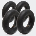 Wiltec lot de 4x chambre � air 3. 00 / 3. 50 - 4 pour petit pneu ? 260 x 260 x 75 mm ? valve coud�e tr87 ...