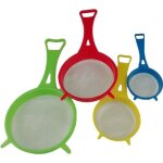 Set de 4 tamis  farine th huile sucre passoire maille filtre colors