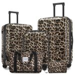 Set de 4 valises avec 2 bagages de voyage 18 / 20 / 24 / 28 pouces abs valises rigides � roues pivotantes ...