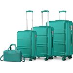 Kono set de 4 valises de voyage rigide valise (55 + 65 + 74cm) à 4 roulettes avec serrure tsa + sac de ... Kono set de 4 valises de voyage rigide valise (55 + 65 + 74cm) à 4 roulettes avec serrure tsa + sac de ...