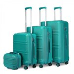 Kono set de 4 valises de voyage rigide bagage cabine (28 + 55 + 65 + 74cm) avec 4 roulettes et serrure ...