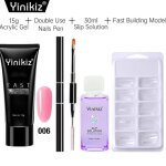 Set 4pcs kit manucure pedicure vernis  ongles 30ml acrylic gel uv dco professionnel construction couleur ...