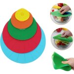 Set de 5pcs couvercle silicone etirable couvercle micro - ondes poêle casserole pot bol hermetique universel ... Set de 5pcs couvercle silicone etirable couvercle micro - ondes poêle casserole pot bol hermetique universel ...